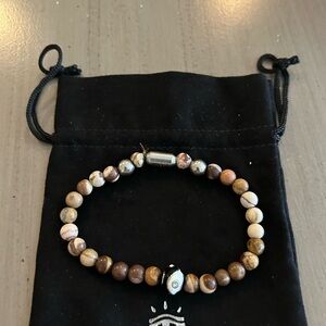 Earthy Stone Beaded Bracelet